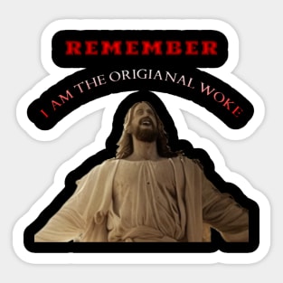 Woke Jesus Sticker